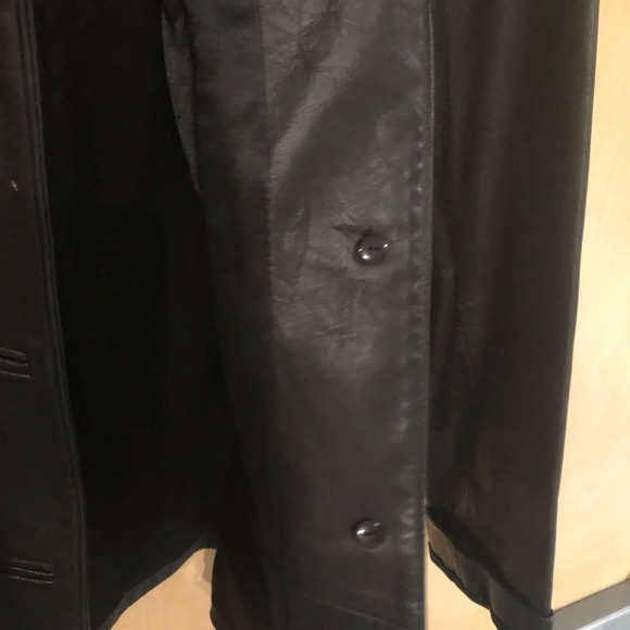 Vintage Lindzon  Women’s Leather Jacket - Size 10 - Made in Canada - Picture 7 of 12